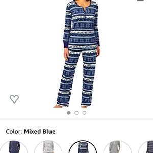 Nautica small women fleece night suit new
